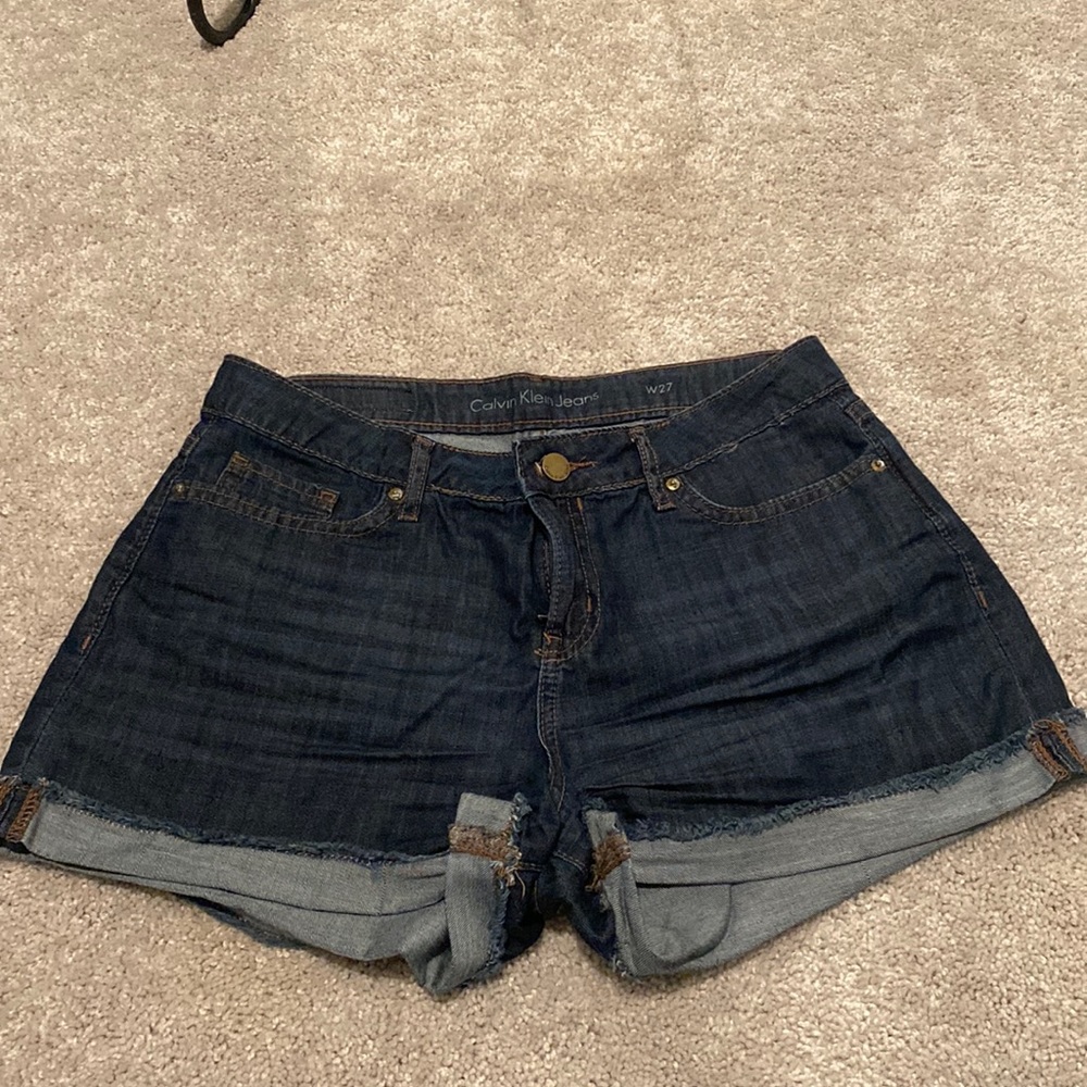 Calvin Klein women’s denim shorts. Size 27